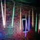 30cm 10Tubes 300LED Meteor Shower Rain String Light Christmas Tree Decor with Driver EU Plug