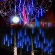 30cm 10Tubes 300LED Meteor Shower Rain String Light Christmas Tree Decor with Driver EU Plug