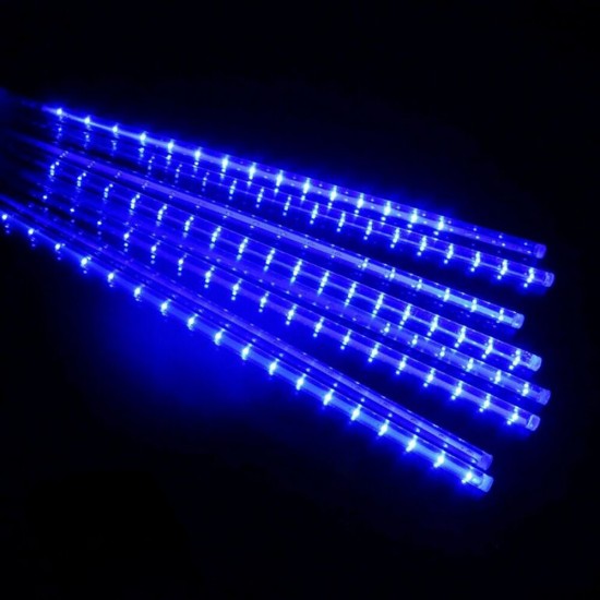 30cm 2835 SMD 96LEDs Snowfall Meteor Shower Rain 4 Tubes String Light Holiday Outdoor Christmas Garden Decor