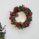 30cm Diameter Christmas Wreath Decoration Light Christmas Wreath Garland Battery Box