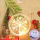 3D USB Window Hanging Santa Claus LED String Fairy Light Christmas Holiday Lamp Party Decorations