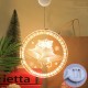 3D USB Window Hanging Santa Claus LED String Fairy Light Christmas Holiday Lamp Party Decorations