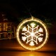 3D USB Window Hanging Santa Claus LED String Fairy Light Christmas Holiday Lamp Party Decorations