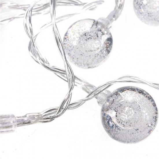 3M 20LED Battery Bubble Ball Fairy String Lights Garden Party Christmas Wedding Decor