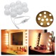 3M Dimmable Hollywood Style Yellow White LED Vanity Mirror Lights for Makeup Dressing Table DC12V