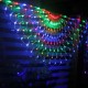 3M EU Plug 444LEDs Peacock Net Mesh Fairy String Light Outdoor Curtain Lamp Holiday Christmas Home Decor