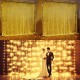 3M*3M 8 Modes Battery Operated USB Wedding Drape LED String Light Christmas Birthday Party Decor