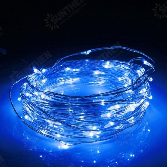 40M LED Silver Wire Fairy String Light Christmas Xmas Wedding Party Lamp 12V