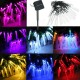 4.8M 20 LED Bubble Icicle Fairy String Light Solar Power Christmas Party Lamp