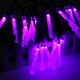 4.8M 20 LED Bubble Icicle Fairy String Light Solar Power Christmas Party Lamp