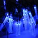 4.8M 20 LED Bubble Icicle Fairy String Light Solar Power Christmas Party Lamp