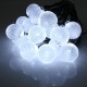 4.8M 20 LED Waterproof Solar Ball Fairy String Light Christmas Wedding Party Garden Decor