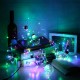 4M 10LEDs Bulb Shaped Indoor Outdoor Fairy String Light for Christmas Party AC100V-240V