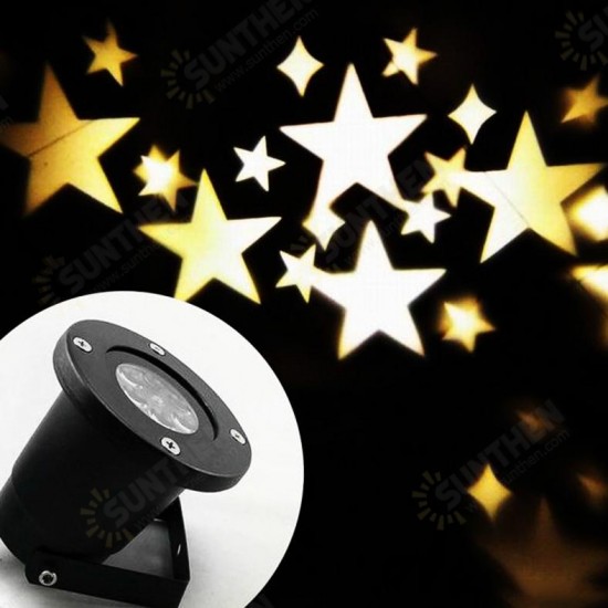 4W LED Waterproof Star Light Landscape Projector Lamp for Home Christmas Decoration 110-240V