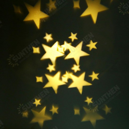 4W LED Waterproof Star Light Landscape Projector Lamp for Home Christmas Decoration 110-240V