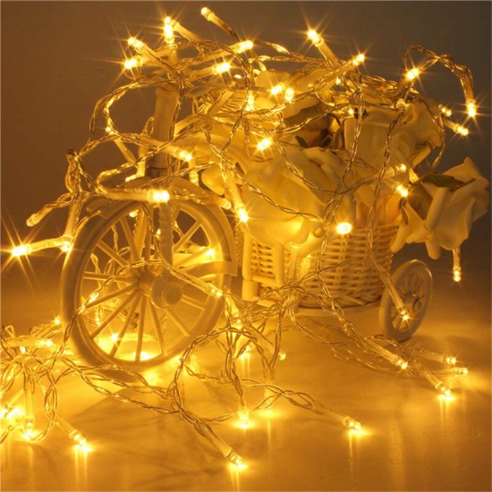 500LED 100m String Fairy Light 8 Modes Waterproof Xmas Party Wedding Curtain Christmas Tree Decorations Lights