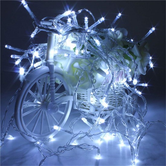 500LED 100m String Fairy Light 8 Modes Waterproof Xmas Party Wedding Curtain Christmas Tree Decorations Lights