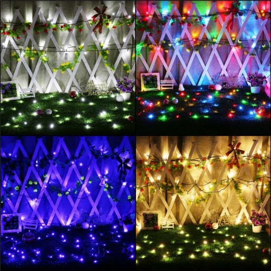 50M 24V Low Voltage Light String 250 Lights Transparent Wire Holiday String Light White / Warm White /Blue / Multicolor Optional