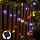 5/6.5/7/12M Solar LED String Christmas Blossom Lights Party Lamp 8 Mode