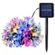 5/6.5/7/12M Solar LED String Christmas Blossom Lights Party Lamp 8 Mode