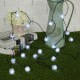 5M 20LED Dandelion Ball Solar Christmas Party Decor Outdoor Fairy String Light Lamp