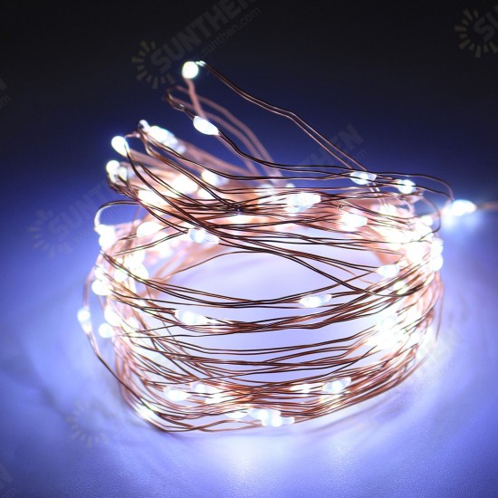 5M/10M/20M Music Activated LED String Light Waterproof Outdoor Fairy Lamp Party Halloween Christmas Tree Garden Decor