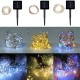 7/12/22/32M Solar String Light Copper Wire Outdoor Waterproof Garden Xmas Decor