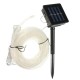 7M 50 LED Solar Waterproof LED Rope Tube String Fairy Light Xmas Party Garden Decor