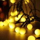 9.5M 50LED Solar String Ball Lights Garden Decorative Lamp Outdoor Waterproof IP65