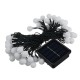 9.5M 50LED Solar String Ball Lights Garden Decorative Lamp Outdoor Waterproof IP65