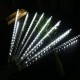 AC110-240V 50CM Waterproof IP65 180LED Meteor Shower Rain 5 Tubes String Light Holiday Party Christmas Outdoor Decor