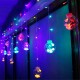 AC220V 3M Glass Ball LED String Light for Outdoor Christmas Home Decor EU Plug