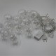 AC220V 3M Glass Ball LED String Light for Outdoor Christmas Home Decor EU Plug