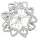 Battery Operated 20LED Heart Shape String Fairy Light for Party Decor