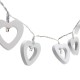 Battery Operated 20LED Heart Shape String Fairy Light for Party Decor