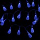 Battery Operated 2.2M 20LEDs Moroccan Bulbs Fairy String Lights for Christmas Wedding Decor