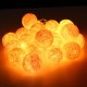 Battery Powered 10LEDs Warm White Cotton Ball Fairy String Light For Wedding Christmas DC3V