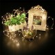 Battery Powered 10M 100LEDs Waterproof Copper Wire String Light For Wedding Party Decor