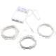 Battery Powered 10M Waterproof Four Modes Optional Silver Wire Fairy String Lights For Xmas Party