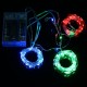 Battery Powered 10M Waterproof Four Modes Optional Silver Wire Fairy String Lights For Xmas Party