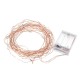 Battery Powered 12M Waterproof Copper Wire Fairy String Light For Christmas Holiday Party Decor