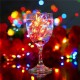 Battery Powered 12M Waterproof Copper Wire Fairy String Light For Christmas Holiday Party Decor