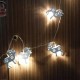 Battery Powered 1.65M 10LEDs Elk Shape Warm White Indoor Night Mood Fairy String Light For Christmas