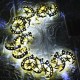 Battery Powered 1.65M Moon Star 10LED Fairy String Light for Holiday Christmas Party Wedding Home Decoration