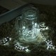 Battery Powered 1.6M Sliver Moon Shape LED Holiday Decorated Holiday String Light for Christmas DC3V