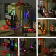 Battery Powered 1.8M LED Iron Flower Fairy String Light Holiday Wedding Party Decor