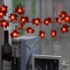 Battery Powered 2.3M 20LEDs Warm White Pure White Fall Leaves Indoor Fairy String Light for Party