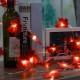 Battery Powered 2.3M 20LEDs Warm White Pure White Fall Leaves Indoor Fairy String Light for Party