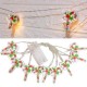 Battery Powered 2M Warm White Candy Shape Holiday Christmas Party 20 LED Fairy String Light