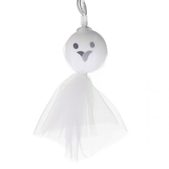 Battery Powered 5.35M 20LEDs Sunny Dolls Shaped Waterproof Warm White String Light For Christmas